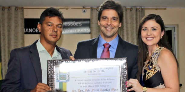 Ver Daniel, Felipe Maia e pref Ceiça